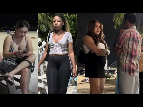 [4k] How  is thailand now ? Pattaya  beach road freelancer in thailand |