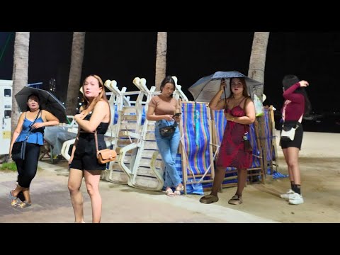 [4K] Pattaya Beach Road 2024. Amazing Freelancers Scene #freelancer #nightwalk