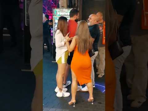 a lot of beautiful Ladies in Pattaya Walking Street. #travel #youtubeshorts #shorts #subscribe #like