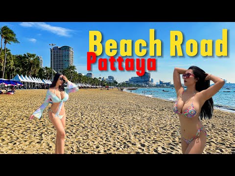 BEACH ROAD PATTAYA [freelancers!!!]: 4K WALKING TOUR #pattaya
