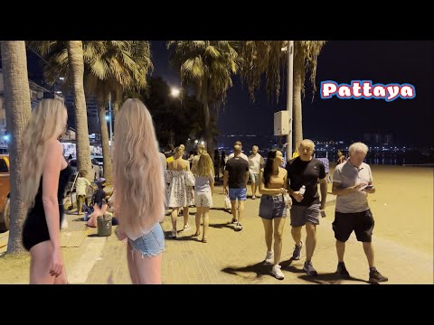 Beach Road Pattaya Nightlife Scenes Walking So Many Pretty Ladies