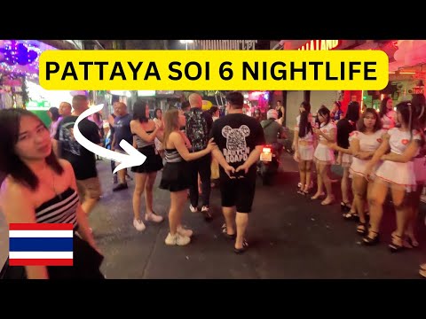 CRAZY NIGHTLIFE IN PATTAYA SOI 6 🇹🇭 I THAILAND BAR GIRLS