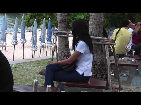 Girls at Pattaya beach live 2014