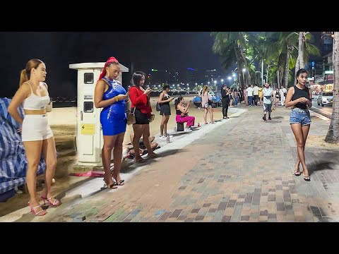How is Thailand Now? Pattaya Beach Road Scenes – June 2024