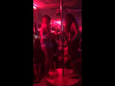 Pattaya Bar Girls Bom and Meow Pole Dancing