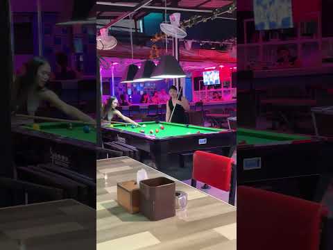 Pattaya, Bar girls playing billiards#shorts
