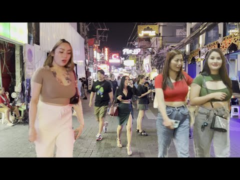 Pattaya Nightlife – Pattaya Walking Street So Many pretty freelancers – Pattaya 2023