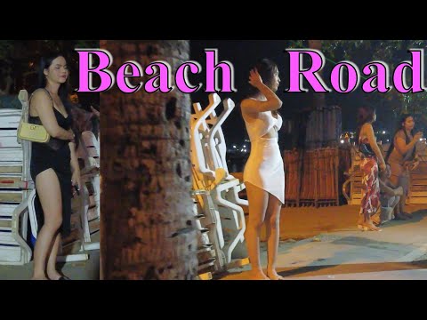 Pattaya Saturday Midnight: Beach Road So Many Freelancers! Thailand March 2024