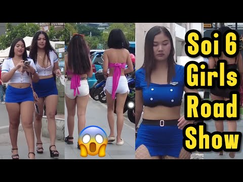 Pattaya Soi 6 Girls Road Show | Pattaya Soi 6 | Pattaya Beach Road #soi6 #pattaya