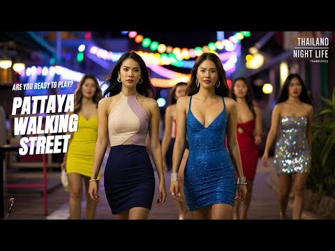 Pattaya Walking Street 2024 || Pattaya freelancers waiting for customers