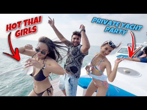 Private Boat Party In Pattaya With Thai Girls | Private Yacht In Thailand