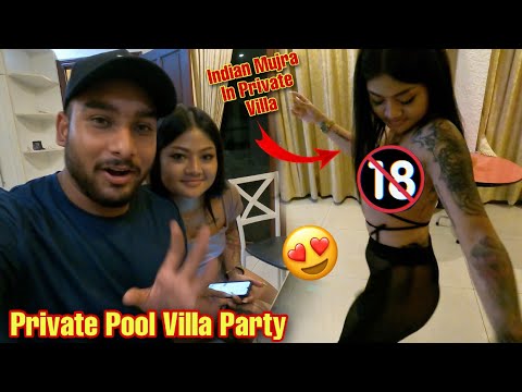 Private Pool Villa Party With Thai Girls | luxury Villa In Pattaya | Indian In Thailand | Rb Paras