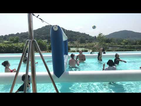 Ruby Club Bar Girls From Soi 6 In Pattaya Playing Water Volleyball!!