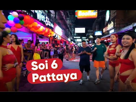 Soi 6 Pattaya, Thai girls will make you fall in love! August 2024