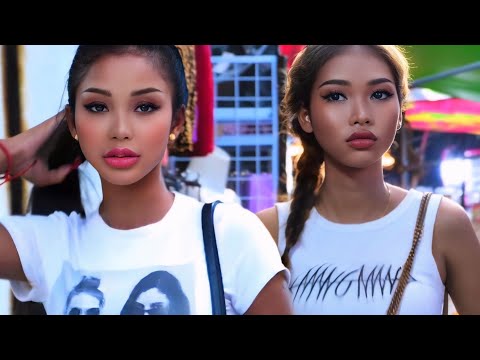 STUNNING LADIES in PATTAYA STREET SCENES, Thailand 2024