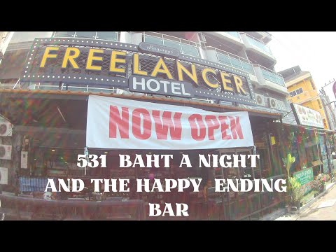 The Freelancer hotel 3rd road Pattaya 531 bht a night.