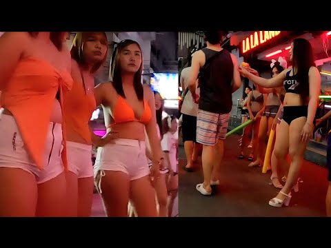 [4k] Soi 6 Pattaya nightlife | Pick UP bar girls Area | Thailand
