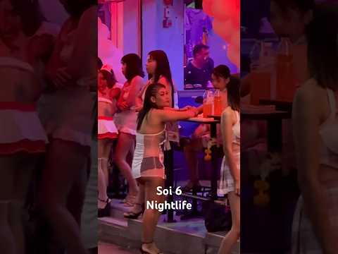 Bargirls on Soi 6, Pattaya 😮👏#shorts #pattaya #thailand #beach #lgbt #nightlife