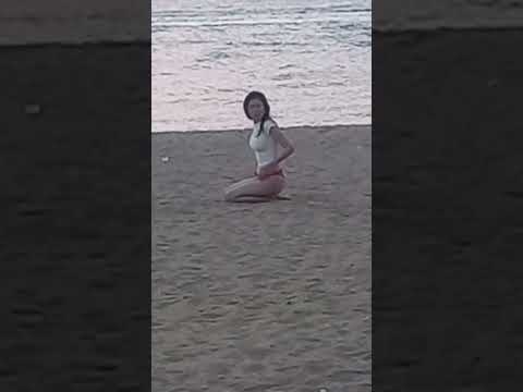 Chinese Girls on the Beach in Pattaya