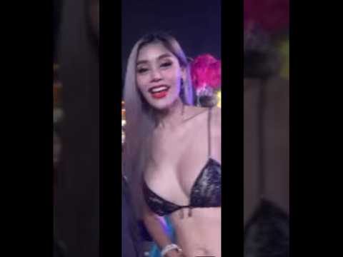 Hot Ladyboy In Black Bikini #shorts #ladyboy #bangkok