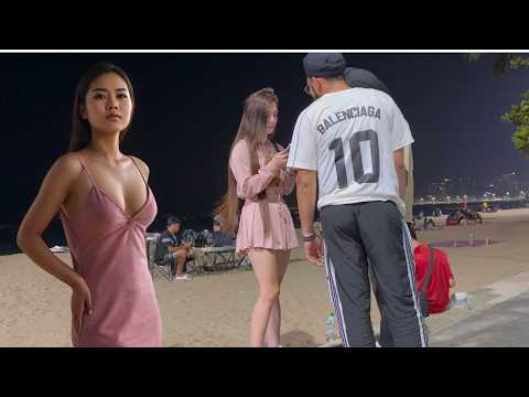 [4K] Best quality! Beach Road Pattaya December 2024! So Many Freelancers waiting!