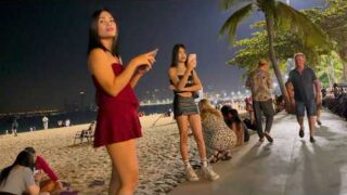 [4K] Best quality! Pattaya Beach Road Freelancers Nightlife Scenes – Thailand