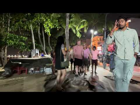 [4K] How is Thailand Now? Pattaya Beach Road, Freelancers!
