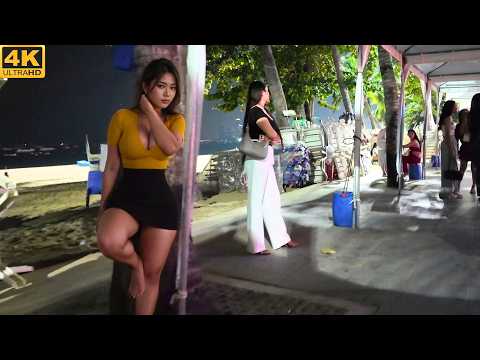 [4K] How is Thailand Now? Pattaya Beach Road, Freelancers!