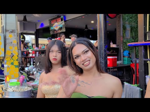 8K Ladyboy Nightlife GoGo Clubs Beautiful Girls Pattaya Thailand LK Metro soi Buakhao