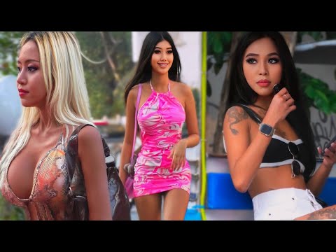 ONLY MOST ATTRACTIVE LADIES. PATTAYA UNEXPECTED and EXCITING Street Scenes, Thailand 2024