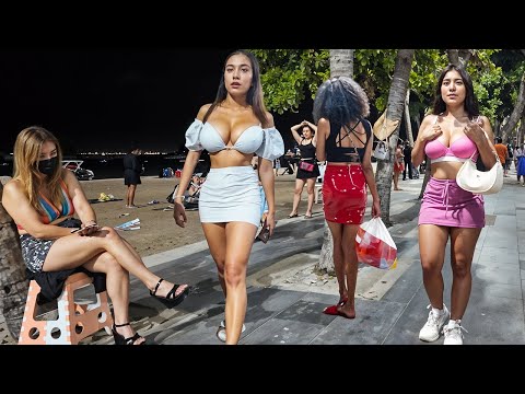 Pattaya Beach Road Many Gorgeous Ladies Near the Beautiful Sea – October 2024