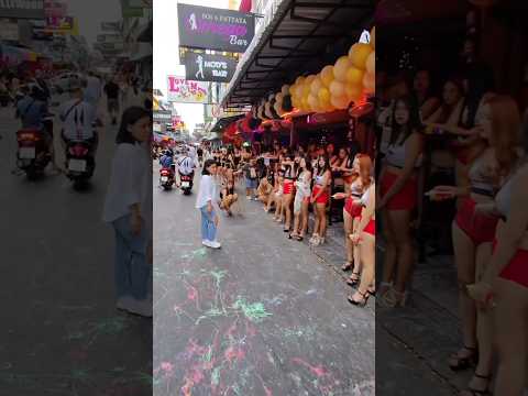 Pattaya Soi 6 Boom Boom Beautiful Bar Girls 😈 #thailand #pattaya #girl