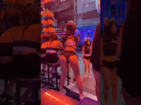 Pattaya Soi 6 Nightlife Boom Boom Beautiful Bar Girls 😈 #thailand #pattaya