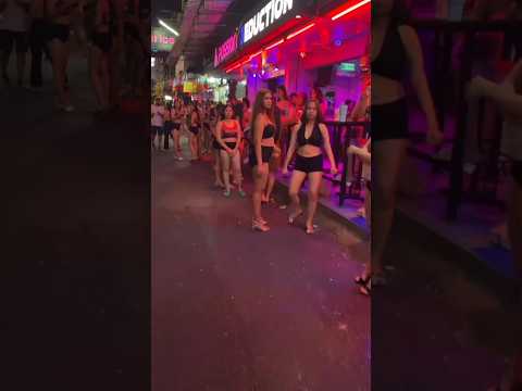 Pattaya Soi 6 Nightlife Boom Boom Beautiful Bar Girls 😈 #thailand #pattaya #shorts