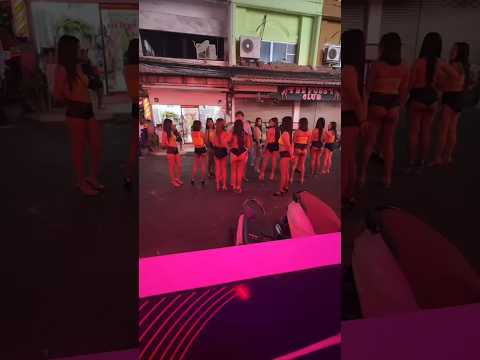 Pattaya Soi 6 Nightlife Boom Boom Beautiful Bar Girls. Freelancers 😈 #shorts