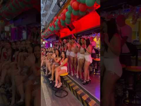 Pattaya Soi 6 Nightlife Boom Boom Beautiful Bar Girls. Freelancers 😈 #shorts