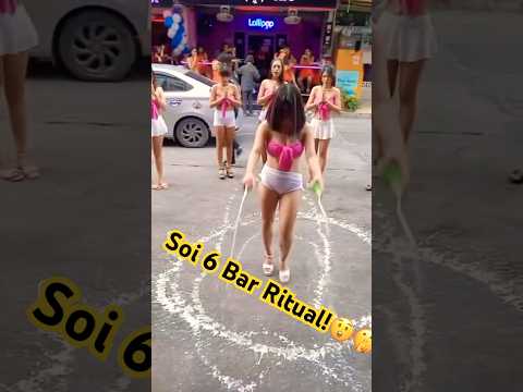 Soi 6 Bar Girls Ritual!! #travel #pattaya #Thailand #shorts
