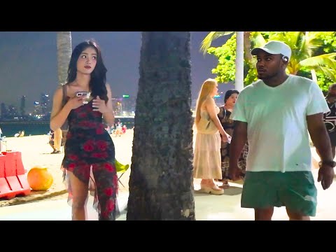 [4K] Best quality! Beach Road Pattaya 2025! So Many Freelancers waiting!