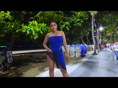 [4K] Best quality! Beach Road Pattaya 2025! So Many Freelancers waiting!