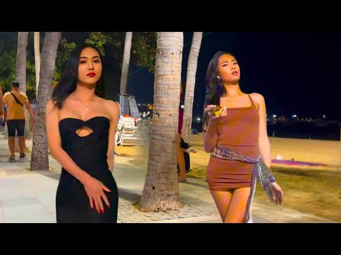 [4K] Best quality! Beach Road Pattaya 2025! So Many Freelancers waiting!