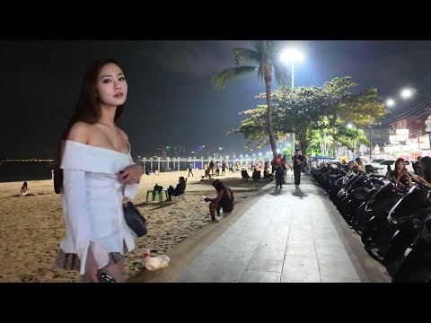[4K] Best quality! Beach Road Pattaya May 2025! So Many Freelancers waiting!