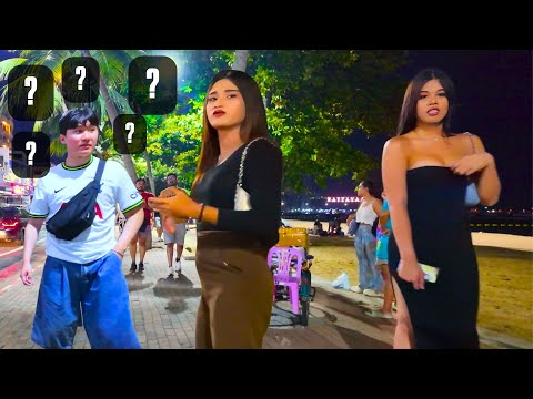 [4K] Best quality! Beach Road Pattaya September 2025! So Many Freelancers waiting!