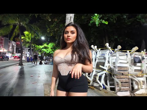[4K] Just Filmed! Pattaya Beach Road 2025 Night Walk – So Many Freelancers!