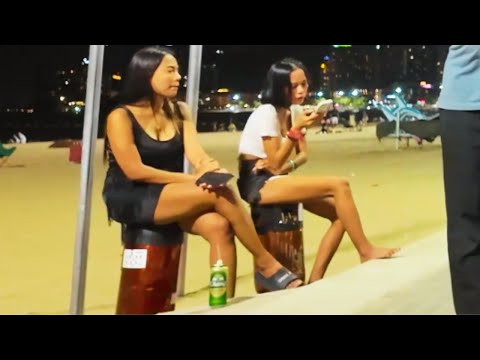🇹🇭 [4K] Beach Road freelancers – Pattaya, Thailand September 2025
