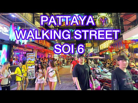 🇹🇭Walking Street Pattaya 2025 🔥 Must-See Nightlife & Soi 6 Tour!