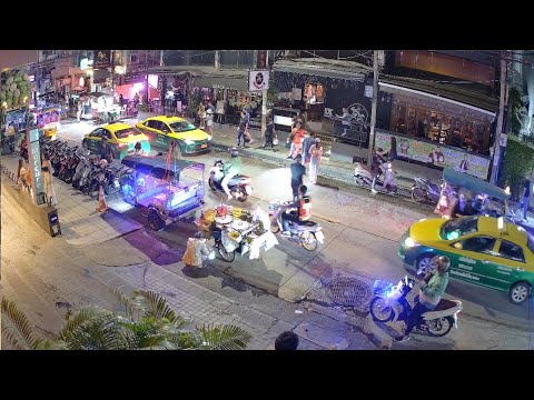 🔴 El Gaucho | Soi 11 | Sukhumvit Road | Bangkok | Thailand | Live Street Webcam | 2160p 4K