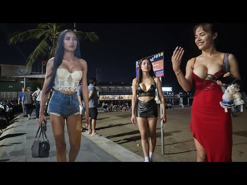 How is Thailand Now? Pattaya Beach Road Freelancers Scenes – April 2025