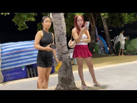 Incredible Night Walk! Boom Boom Freelancers Beach Road Scenes. Through my eyes. Pattaya, Thailand