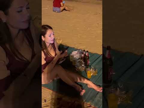 Night session on the sands of Pattaya Beach, Thailand,4Lovelife #pattaya