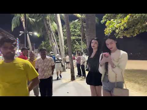 Pattaya Beach Road Freelancers, Soi 6 and Tree Town. Thailand Nightlife 2025 walk